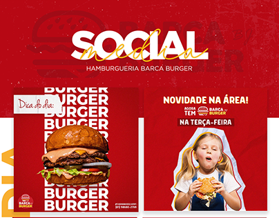 Social Media - Hamburgueria Barca Burger