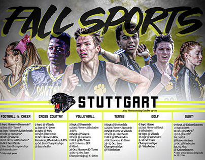 Stuttgart High School: Fall Sports Calendar