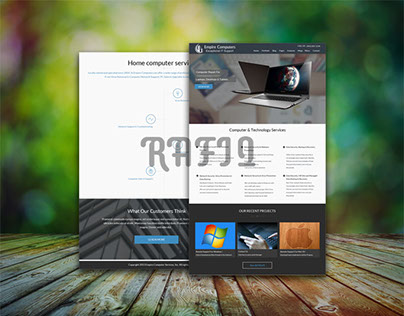 Computer and Accessories Landing page Template