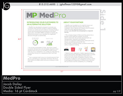 MedPro Flyer and Icons Design