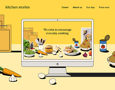 Kitchen Stories - Company Pages / Web Design