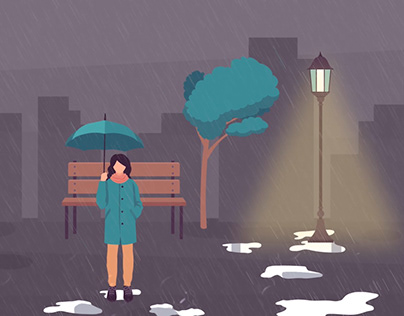 Rainy Day Animation.