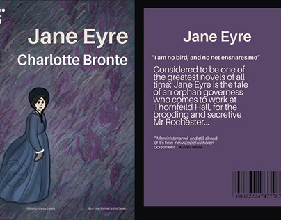 Book cover and Design ("Jane Eyre")