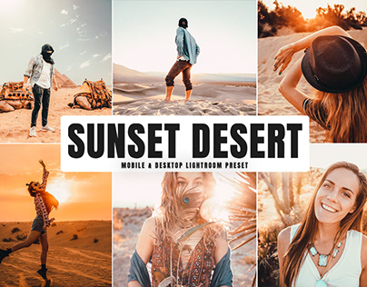 Free Sunset Desert Mobile & Desktop Lightroom Preset