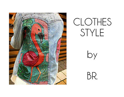 "CLOTHES STYLE by BR." - children's jeans shirt/BR.