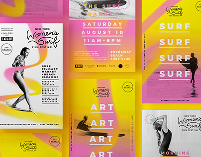 New York Women's Surf Film Festival – Visual Identity