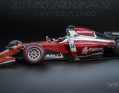 2017 McLaren MP4-32 - Fernando Alonso -