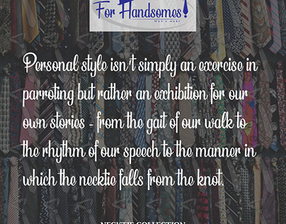 For Handsomes! : Necktie Collection-Branding