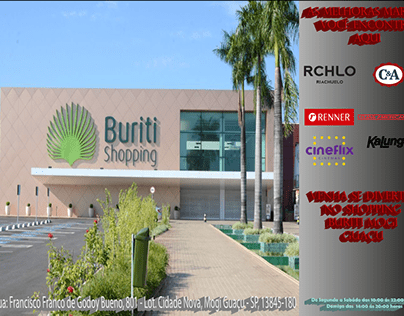 Marketing Shopping Buriti Mogi Guaçu, SP