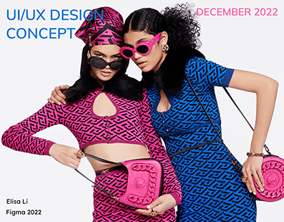 Versace 2022 | UX/UI Design concept