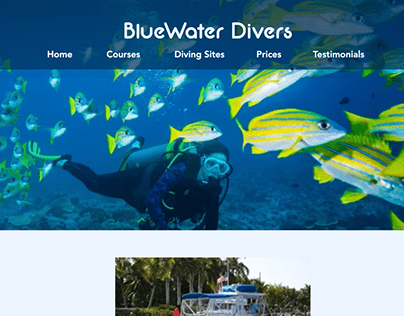 BlueWater Divers Website