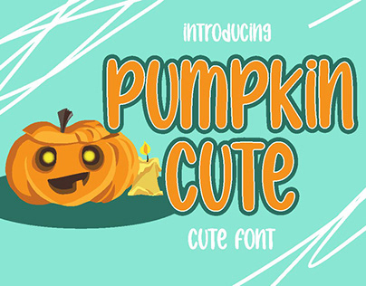 pumpkin cute font