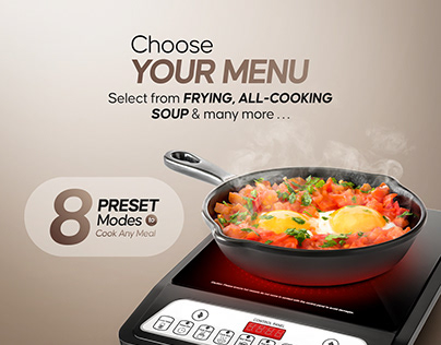 Choose Your Menu with Induction Cooktop | Longway India