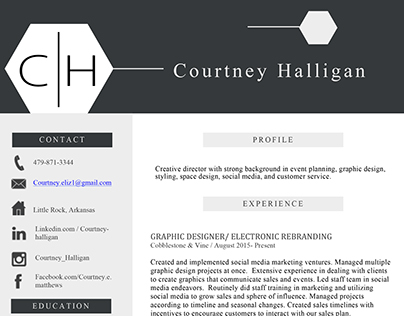 Courtney Halligan Resume