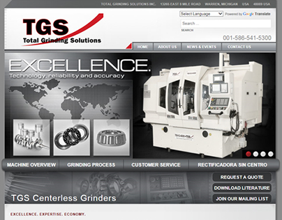 TGS website redesign & SEO