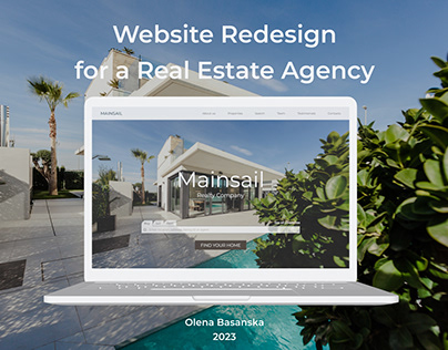 Website Redesign/ Real Estate Agency