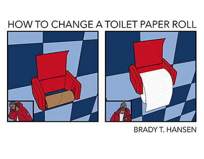 Adobe Illustrator Trace: How to Change a Toilet Roll