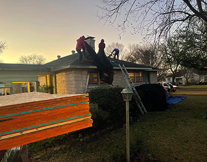Roofing in Melissa, TX today.