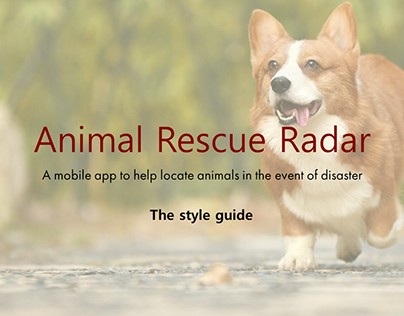 Animal Rescue Radar - Mobile App Design Project