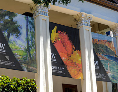 Wofford College Art Exhibit Banners