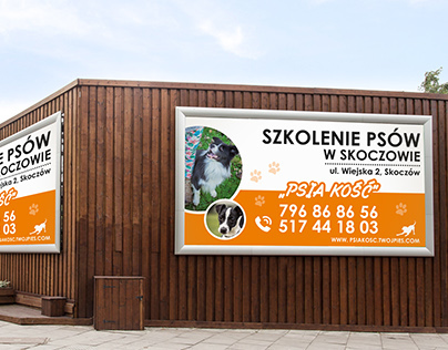 PSIA KOŚĆ // Logo  // Billboard