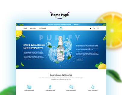 E-commerce Website Home Page
