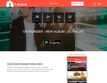 T-MINUS Website Design