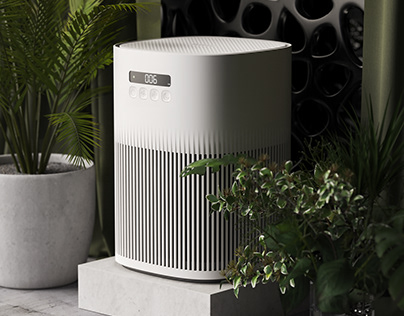 Parametric air purifier from leaves