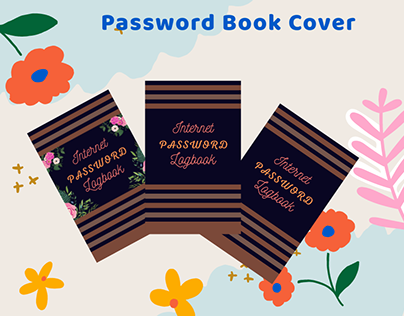 Internet Password Log Book Cover