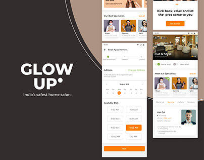 Glow up Case study (Research & UI)