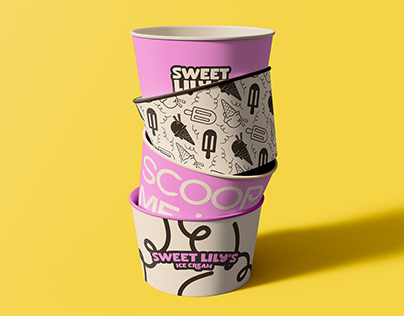 Project thumbnail - SWEET LILY'S ICE CREAM | LOGO DESIGN & BRAND IDENTITY