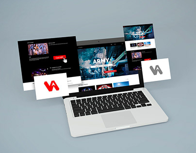 Vibe Army Logo and website design