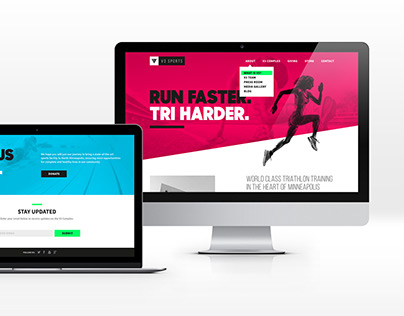 V3 Sports Website Design
