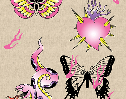 Project thumbnail - Flash tattoo pink