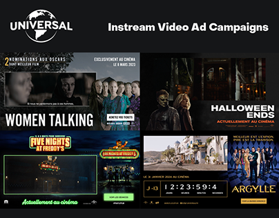 Universal : Instream Video Ad Campaigns