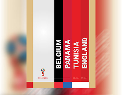 Posters - 2018 FIFA World Cup Russia (Group G)