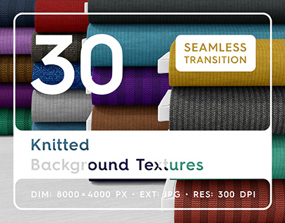 30 Knitted Background Textures. Download Free Samples.