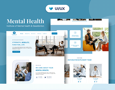 Project thumbnail - Mental health care website