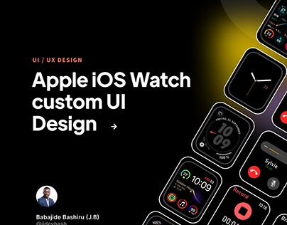 Apple iOS Watch Custom Design