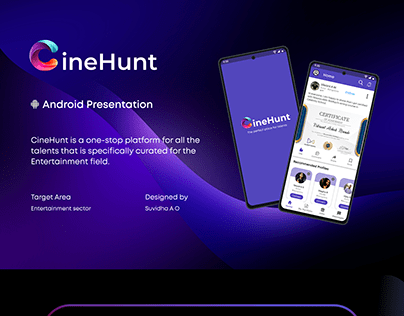 CineHunt Android Presentation - Talents platform