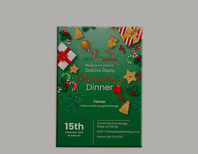 Christmas Invitation Card Design