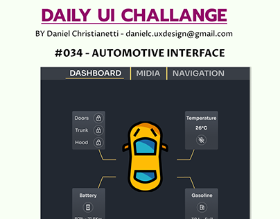 DAILY UI - 034 - AUTOMOTIVE INTERFACE