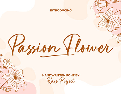 Passion Flower Font
