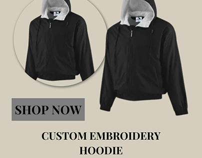 Elevate Your Style with Custom Embroidery Hoodies