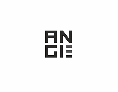 Логотип для студии дизайна "ANGLE"