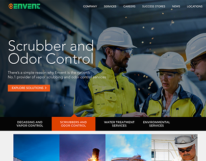 Envent Corporation Website Design