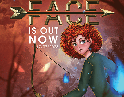 POSTER for book illustration FACE - ROYAL STORY | GP