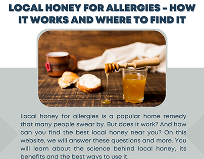 Local Honey for Allergies - Where to Find It