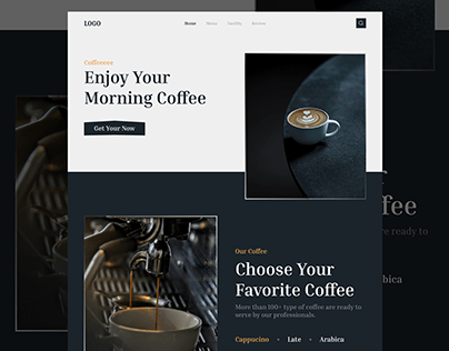 Coffee - Landing Page design