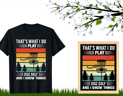 Disc Golf T-Shirt Design